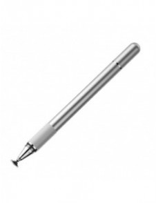 Baseus Golden Cudgel dubbelsidig kapacitiv penna med precisionsskiva och gelpenna silver (ACPCL-0S)
