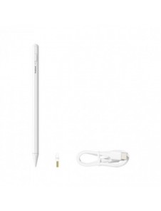 Baseus Smooth Writing 2 penna med LED-indikator - vit