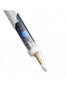 Baseus Smooth Writing 2 penna med LED-indikator - vit