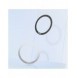 Baseus Halo Series magnetisk ring (2 st/förpackning) svart (PCCH000001)