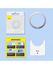 Baseus Halo Series magnetisk ring (2 st/förpackning) svart (PCCH000001)