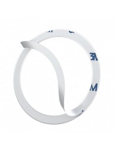 Baseus Halo Series magnetisk ring (2 st/förpackning) silver (PCCH000012)