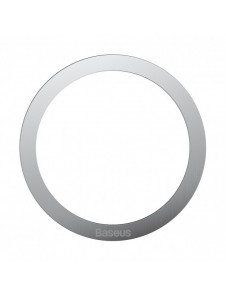 Baseus Halo Series magnetisk ring (2 st/förpackning) silver (PCCH000012)