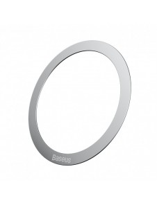 Baseus Halo Series magnetisk ring (2 st/förpackning) silver (PCCH000012)