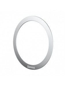 Baseus Halo Series magnetisk ring (2 st/förpackning) silver (PCCH000012)