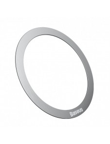 Baseus Halo Series magnetisk ring (2 st/förpackning) silver (PCCH000012)