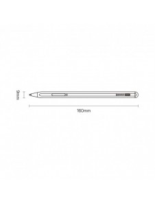 Active stylus för Microsoft Surface MPP 2.0 Baseus Smooth Writing Series - svart