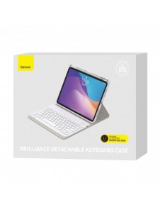 Baseus Brilliance fodral med tangentbord för 11" surfplatta vit (ARJK000002)