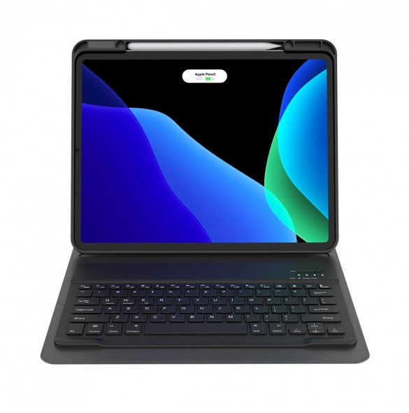 Baseus Brilliance fodral med tangentbord för surfplatta 12,9" svart (ARJK000113)