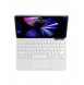 Baseus Brilliance magnetfodral trådlöst tangentbord med display iPad 10 10,9" (2022) vit