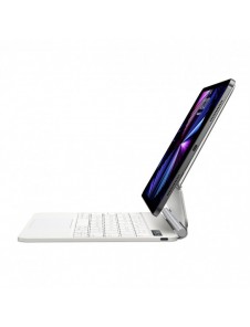 Baseus Brilliance magnetfodral trådlöst tangentbord med display iPad 10 10,9" (2022) vit