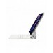 Baseus Brilliance magnetfodral trådlöst tangentbord med display iPad 10 10,9" (2022) vit