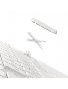 Baseus Brilliance magnetfodral trådlöst tangentbord med display iPad 10 10,9" (2022) vit