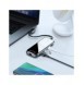 Baseus-adapter HUB USB Typ C till 3x USB 3.0 / HDMI 4K / RJ45 / USB Typ C PD-adapter för MacBook / PC grå (CAHUB-DZ0G)