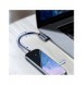 Baseus-adapter HUB USB Typ C till 3x USB 3.0 / HDMI 4K / RJ45 / USB Typ C PD-adapter för MacBook / PC grå (CAHUB-DZ0G)