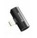 Baseus Audio Converter L46 Adapter från Lightning till 2x Lightning-port (hona) svart (CAL46-01)