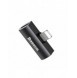 Baseus Audio Converter L46 Adapter från Lightning till 2x Lightning-port (hona) svart (CAL46-01)