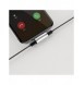 Baseus Audio Converter L46 Adapter från Lightning till 2x Lightning-port (hona) svart (CAL46-01)
