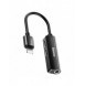 Baseus Audio Converter L52-adapter Lightning till 2x Lightning + minijack 3,5 mm svart (CALL52-01)
