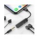 Baseus Audio Converter L52-adapter Lightning till 2x Lightning + minijack 3,5 mm svart (CALL52-01)