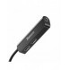 Baseus Audio Converter L52-adapter Lightning till 2x Lightning + minijack 3,5 mm svart (CALL52-01)