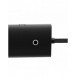 Baseus Lite Series HUB 4-portar (USB-A till 4xUSB-A 3.0) 0,25 m svart (WKQX030001)