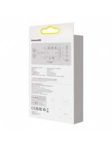 Baseus Lite Series HUB 4-portar (USB-A till 4xUSB-A 3.0) 0,25 m svart (WKQX030001)