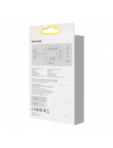 Baseus Lite-serien multifunktionell HUB 4in1 USB - 4x USB 3.2 gen. 1 25 cm vit (WKQX030002)