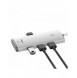 Baseus Lite-serien multifunktionell HUB 4in1 USB - 4x USB 3.2 gen. 1 25 cm vit (WKQX030002)