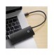Baseus Lite-serien multifunktionell HUB USB Typ C - 2 x USB 3.0 / USB Typ C / HDMI 1,4 / SD / TF svart (WKQX050001)