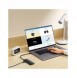 Baseus Lite-serien multifunktionell HUB USB Typ C - 2 x USB 3.0 / USB Typ C PD / HDMI 1,4 / SD / TF svart (WKQX050101)