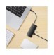 Baseus Lite-serien multifunktionell HUB USB Typ C - 2 x USB 3.0 / USB Typ C PD / HDMI 1,4 / SD / TF svart (WKQX050101)