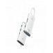 Baseus Lite-serien multifunktionell HUB USB Typ C - 2 x USB 3.0 / USB Typ C PD / HDMI 1,4 / SD / TF vit (WKQX050102)