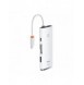Baseus Lite-serien multifunktionell HUB USB Typ C - 2 x USB 3.0 / USB Typ C PD / HDMI 1,4 / SD / TF vit (WKQX050102)