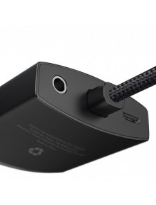 Baseus Lite Series pluggadapter HDMI till VGA + minijack 3,5 mm / micro USB strömförsörjning svart (WKQX010101)