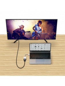 Baseus Lite Series pluggadapter HDMI till VGA + minijack 3,5 mm / micro USB strömförsörjning vit (WKQX010102)