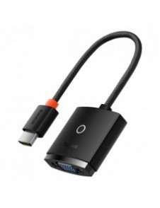 Baseus Lite-serien Plugg HDMI till VGA-adapter Svart (WKQX010001)