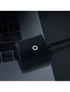 Baseus Lite-serien Plugg HDMI till VGA-adapter Svart (WKQX010001)