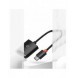 Baseus Lite-serien Plugg HDMI till VGA-adapter Svart (WKQX010001)