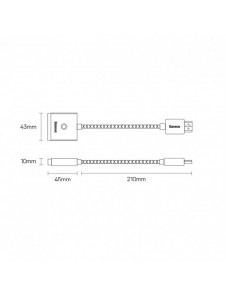 Baseus Lite-serien Plugg HDMI till VGA-adapter Svart (WKQX010001)