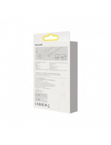 Baseus Lite Series USB-adapter - RJ45 LAN-uttag 100 Mbps grå (WKQX000013)