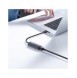 Baseus Lite Series USB-adapter - RJ45 LAN-uttag 100 Mbps grå (WKQX000013)