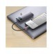 Baseus Metal Gleam 6in1 multifunktionsnav USB Typ C - USB Typ C Strömförsörjning 100 W / 2x HDMI 4K 30 Hz / 3x USB 3.2 Gen 1 grå