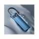 Baseus Metal Gleam 6in1 multifunktionell USB Typ C-hub - USB Typ C Strömförsörjning 100W / HDMI 4K 30Hz / 3x USB 3.2 Gen 1 / RJ4