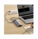 Baseus Metal Gleam multifunktionell HUB USB Typ C 12in1 HDMI / DP / USB Typ C / minijack 3,5 mm / RJ45 / SD (WKWG020213)