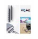 Baseus Metal Gleam multifunktionell HUB USB Typ C 12in1 HDMI / DP / USB Typ C / minijack 3,5 mm / RJ45 / SD (WKWG020213)