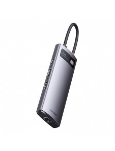 Baseus Metal Gleam Series 7-i-1 USB Typ C HUB dockningsstation - 2 x HDMI / 3 x USB 3.2 Gen. 1 / 1 x Strömförsörjning / 1 x RJ-4