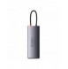 Baseus Metal Gleam Series 7-i-1 USB Typ C HUB dockningsstation - 2 x HDMI / 3 x USB 3.2 Gen. 1 / 1 x Strömförsörjning / 1 x RJ-4