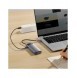 Baseus Metal Gleam Series 7-i-1 USB Typ C HUB dockningsstation - 2 x HDMI / 3 x USB 3.2 Gen. 1 / 1 x Strömförsörjning / 1 x RJ-4