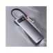 Baseus Metal Gleam Series 7-i-1 USB Typ C HUB dockningsstation - 2 x HDMI / 3 x USB 3.2 Gen. 1 / 1 x Strömförsörjning / 1 x RJ-4